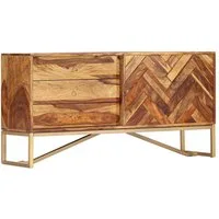 vidaXL Sideboard Sideboard 118x30x60 cm Massivholz (1 St)