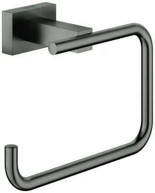 GROHE WC-Papierhalter Essentials Cube 40507_1 ohne Deckel hard graphite geb., 40507AL1 40507AL1