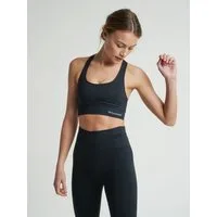 hummel Sport-Bustier hmlTIF SEAMLESS SPORTS TOP nahtarme Seamless-Konstruktion, dehnbarer Stoff