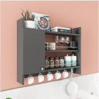 Skye Decor Küchenregal 100% MELAMINE COATED PARTICLE BOARD, 65 cm x 15 cm x 85 cm N1309