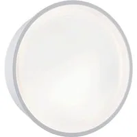 Paulmann LED Außen-Wandleuchte Platomo IP44 rund 180mm 3000K 14,5W 1200lm 230V Kunststoff, LED fest integriert, Warmweiß, seewasserresistent