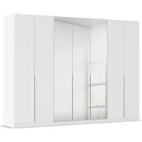 OTTO home Drehtürenschrank Kleiderschrank Schrank Garderobe AGORDO mit Dekor- oder Hochglanzfront (in zwei Griff-Farben, Breiten 91-405 cm) durchdachte Innenausstattung, in 8 Breiten und 2 Höhen MADE IN GERMANY