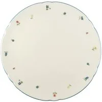Servierplatte Seltmann Weiden Marie Luise Streublume Tortenplatte rund 30cm, Porzellan, (Packung)