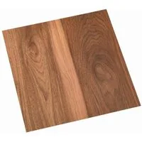 vidaXL Teppichboden Selbstklebende Bodenplanken Holzfarbe 30,5 x 30,5 cm 20 Stk., Quadratisch, Höhe: 0.15 mm