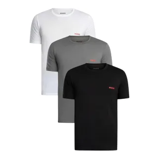 Hugo - "Triplet" T-Shirt für Herren (3er-Pack) (Schwarz/Grau/Weiß)