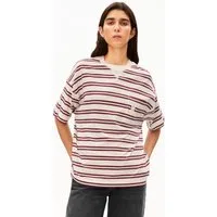 Armedangels T-Shirt ICONIC Å STRIPE T-Shirt aus 100% Bio-Baumwolle Oversized Fit