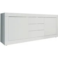 Home affaire Sideboard Basic Breite 210 cm, Kommode 2 Türen, 3 Schubkästen, Anrichte, Metallgriff, moderne Rahmenoptik, viel Stauraum, Farbauswahl