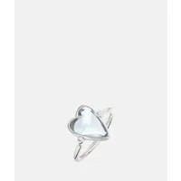 Liebeskind Berlin Fingerring Schmuck Geschenk Glass Heart Ring, mit Glasstein