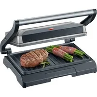 Severin Kontaktgrill KG 2394, 800 W, antihaftbeschichtete Grillplatten,inkl. Fettauffangschale