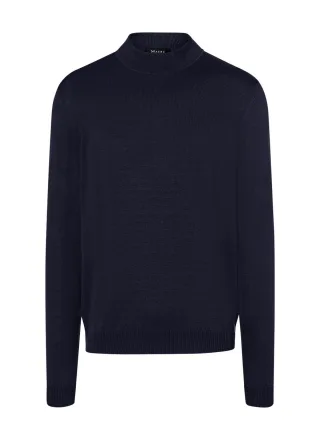 MAERZ Muenchen - Pullover Rollkragen 1/1 Arm Navy - Gr. - 48