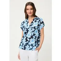 Olsen Hemdbluse Bluse mit Allover-Dessin