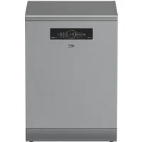 BEKO Standgeschirrspüler BDFN36541XP, 8,9 l, 15 Maßgedecke, Doppelt gut organisiert – inklusive Besteckschublade und Besteckkorb
