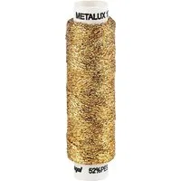maDDma 100m / 1 Spule Metallgarn Nähgarn metallic Faden Effekt Applikation Nähgarn, 100 m, gold