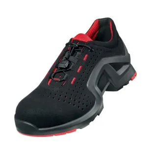 uvex 1 x-tended support Sicherheitsschuh S1 Halbschuh gelocht schwarz/rot 40 - 8512740