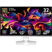 MSI MPG 321URXW-QD-OLED OLED-Monitor (80 cm/32 ", 3840 x 2160 px, 4K Ultra HD, 0,03 ms Reaktionszeit, 240 Hz, QD-OLED)