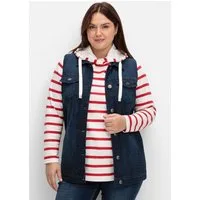 Sheego Jerseyweste Jeans-Weste