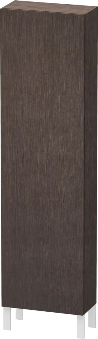 Duravit L-Cube Hochschrank Eiche dunkel gebürstet Matt 500x243x1760 mm - LC1171L7272 LC1171L7272