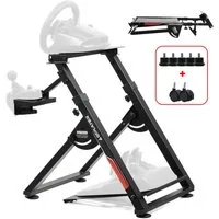 GTPLAYER Lenkradständer Lenkrad Gaming Wheel Stand für Logitech Controller (Neigungsverstellbares Gestell PS4 Xbox PC PS5)