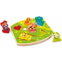 Hape Puzzle Bauernhof-Geräusche-Puzzle, 6 Puzzleteile