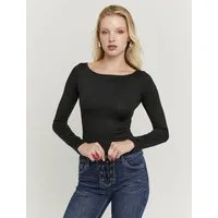 Tally Weijl Langarmbody SBOPABOTIC Materialmix, figurbetont