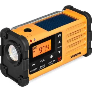 Sangean MMR-88 (USB-C) gelb Notfall/Kurbel/Solar Radio