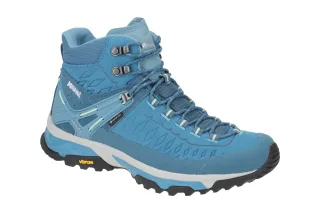 Meindl 47160 18 Damen Wander Stiefeletten, hellblau/gelb, wasserdicht, Vibram...