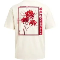 Neverless Oversize-Shirt Herren T-Shirt - Spider Lilies - Oversized Relaxed Fit Printshirt mit Print