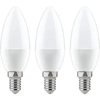 Paulmann LED-Leuchtmittel Kerze 4W E14 230V Warmweiß 3er-Pack, E14, 3 St., Warmweiß, 2700 Kelvin