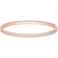 Unique Edelstahlarmband Sparkling Armreif mit Zirkonia Rosé B5251