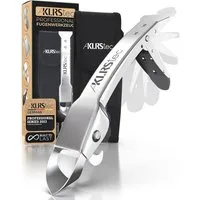 KLRStec Fugenkratzer Fugenglätter Werkzeug [100% Edelstahl] Robustes 4 in 1, (Fugenkratzer & Abzieher Multitool inkl. praktischer Tasche mit Gürtelclip, 4-tlg., Profi Werkzeug-Set zum erneuern von Silikonfugen)