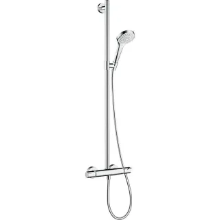 hansgrohe Croma Select S Multi Semipipe 27247400 weiß-chrom, SemiPipe, mit Thermostat