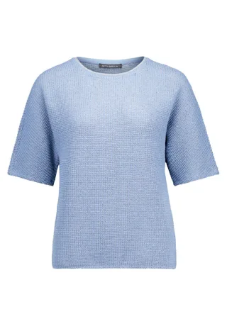 Betty Barclay - Sweatshirt mit 1/2-Arm blau - Gr. - 44