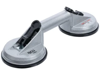 BGS TECHNIC Doppel-Saugheber, Aluminium, 7993, 2x Ø 115 mm, bis 80 kg