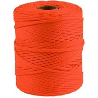maDDma Seil 100m Polyester-Schnur Kordel 4mm, feuerorange