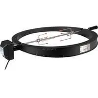 Drehspieß LetzQ Spit, 24", 5-teiliges Set, Grillspieß edelstahl, für Big Green Egg XLarge