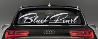 Autoaufkleber Heckscheibenaufkleber "Black Pearl"