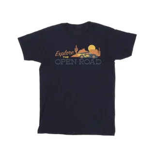Disney - "Cars Explore The Open Road" T-Shirt für Herren (Marineblau)