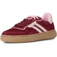 Tamaris Plateausneaker, Freizeitschuh, Halbschuh, Schnürschuh mit Kontrastbesatz