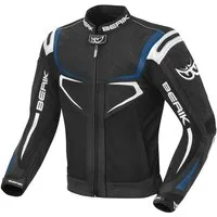 Berik Motorradjacke Radic Motorrad Leder- / Textiljacke herausnehmbares Innenfutter