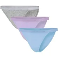 adidas Sportswear Bikinislip Active Essentials Cotton (3er Pack) bequem, weich, feuchtigkeitsregulierend, trocknet schnell, Baumwollmix