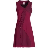 Vishes Sommerkleid Asymmetrisches Damen Sommer Kleid Baumwoll-Keid Shirt-Kleider Hippie, Goa, Elfen Style