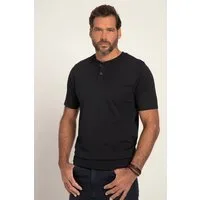 JP1880 T-Shirt Henley Bauchfit Halbarm Rundhals
