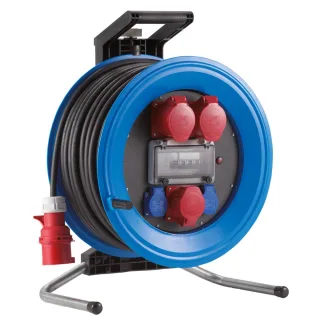 HEDI Kunststoff-Kabeltrommel Professional Plus Ø 450 mm, 32A-Ausführung - K4252012I4