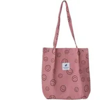 Zaewry Schultertasche Shopper Tasche Damen Groß Cord Tasche Tote Bag Strandtasche, für College Schule Arbeit Reisen Einkaufen