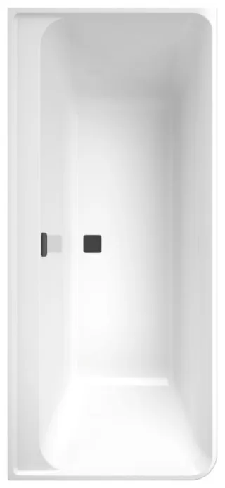 Villeroy & Boch Collaro Badewanne 1800x800 mm, weiss alpin, Ablauf schwarz matt, 180COR9CR00VN01 180COR9CR00VN01
