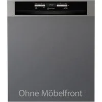 BAUKNECHT teilintegrierbarer Geschirrspüler B6B D841A X, 14 Maßgedecke, Innenbeleuchtung, PowerClean, Besteckschublade