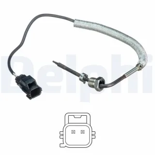 Delphi Abgastemperatursensor Volvo C30 C70 S40 S60 S80 V50 V60 V70 Xc60 Xc70 2,