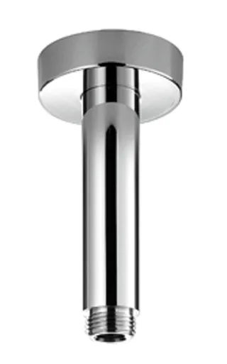Herzbach Living Spa Deckenarm, 100mm, rund chrom, 11.664810.1.01 11.664810.1.01