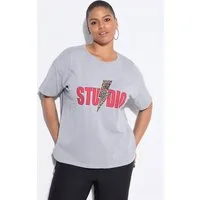 Studio Untold T-Shirt T-Shirt oversized Leo-Blitz Halbarm