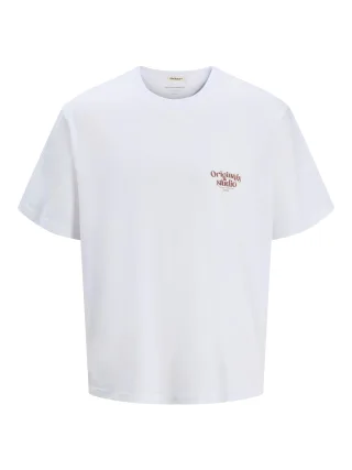 JACK&JONES - JORACAPULCO TYPE TEE SS CREW NECK MNI bright white - Gr. - 122
